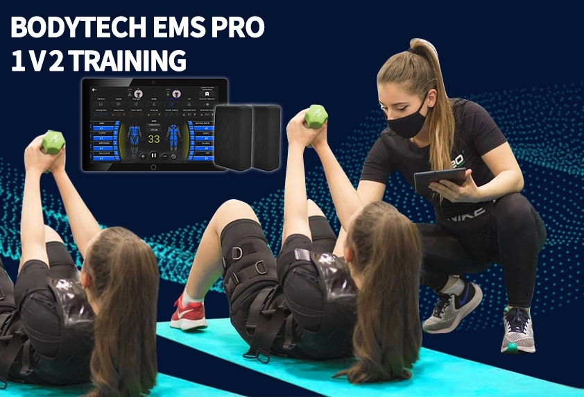 Bodytech Professional Microcurrent 20 Minute EMS Elektroden 1V2 Wireless EMS Fitness Vest EMS Suit Training