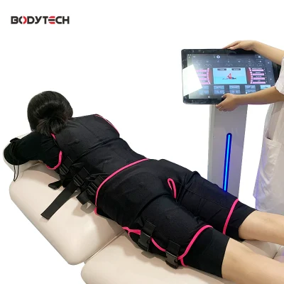 Потребление калорий Bodytech Жилет для сеансов EMS Лимфатическая детоксикация способствует обмену веществ Костюм для похудения EMS Beauty