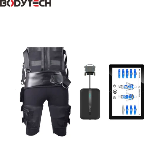 Bodytech Профессиональный микротоковый 20-минутный EMS-электрод 1V2 Беспроводной EMS-жилет для фитнеса EMS-костюм для тренировок